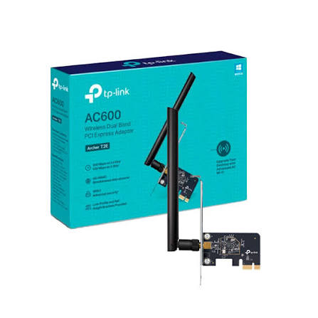ADAPTADOR PCI EXPRESS INALAMBRICO TP-LINK ARCHER T2E AC600 (0152502521) DOBLE BANDA