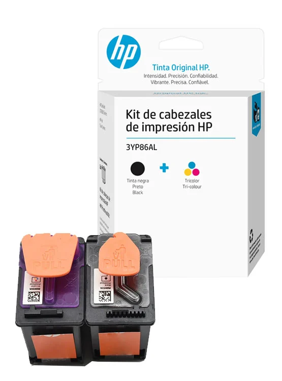 CABEZAL DE IMPRESION HP KIT 3YP86AL COMBINADO NEGRO/TRICOLOR