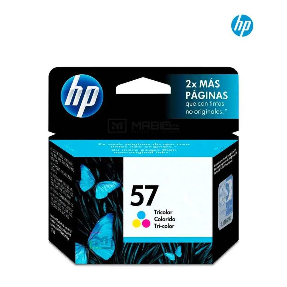 CARTUCHO DE TINTA - HP - 57 TRICOLOR (C6657AL) - CAPACIDAD 18ML