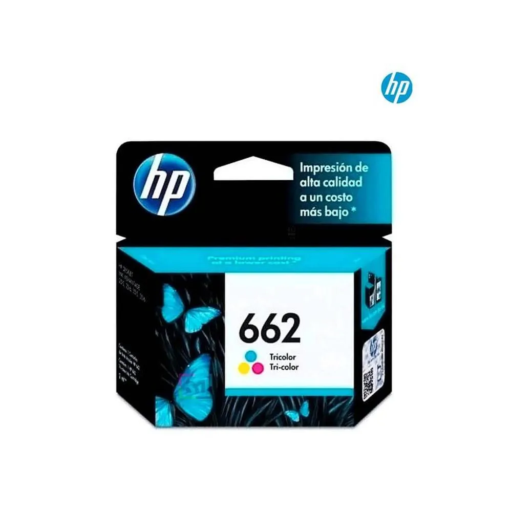 CARTUCHO TRICOLOR HP 662 CIAN/MAGENTA/AMARILLO (CZ104AL)
