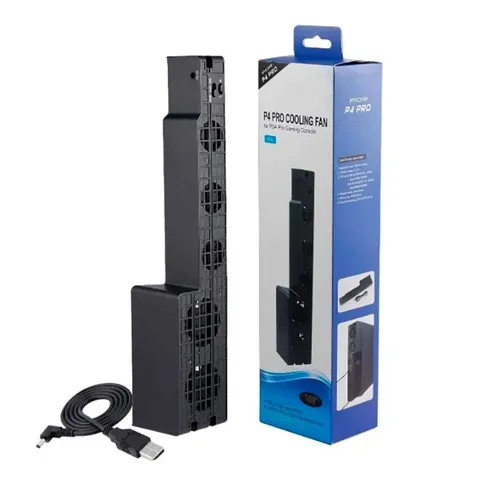 COOLER PARA PLAYSTATION - DOBE - TP4-831 - PARA PLAYSTATION 4 PRO, INCORPORA 5 VENTILADORES, CONEXION USB