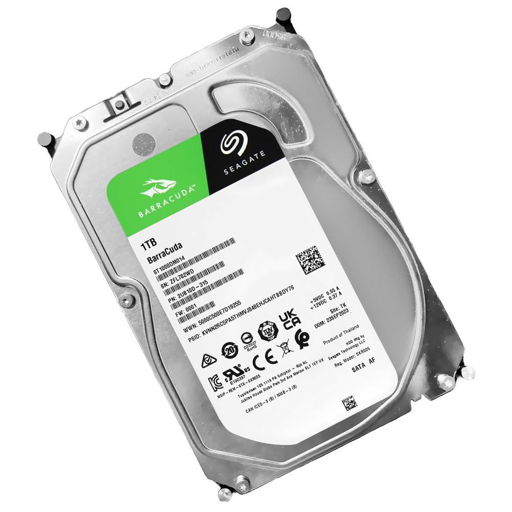 DISCO DURO - SEAGATE - BARRACUDA ST1000DM014 - DISCO DE 1TB, 7200 RPM, 256MB CACHE, INTERFAZ SATA 6GB/S, FORMATO 3.5", PARA DESKTOP - Vista 2