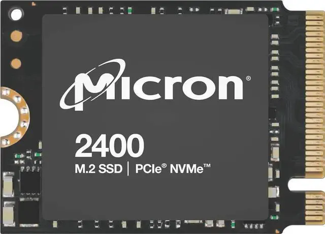 DISCO SOLIDO NVME - MICRON - 2400 1TB - SSD M.2 NVME GEN 4 X4, VELOCIDADES ALTA LECTURA/ESCRITURA, 3.3V 2.5A, PARA WORKSTATI (MTFDKBA1T0QFM-1BD1AABGB)