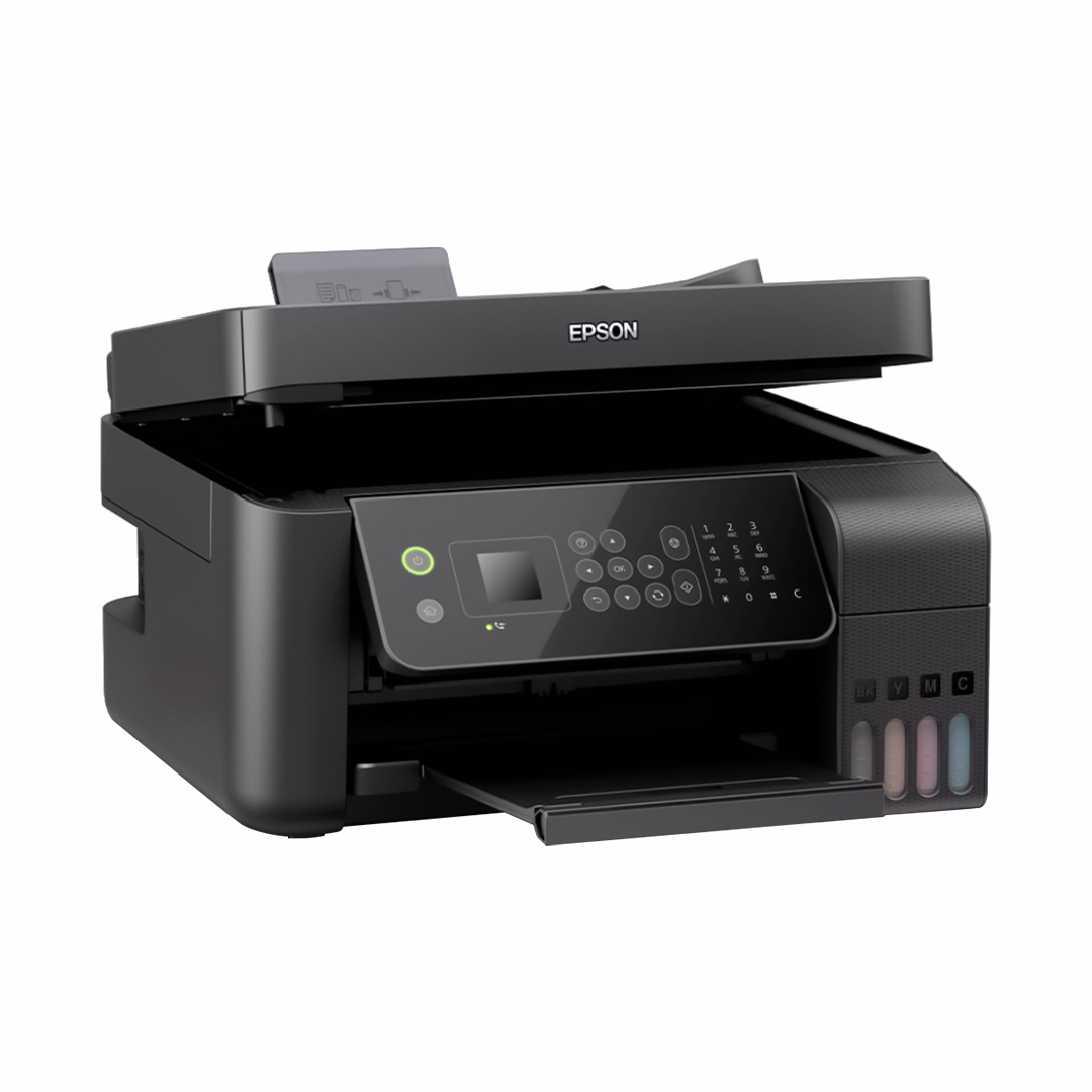 IMPRESORA MULTIFUNCIONAL TINTA EPSON ECOTANK L5590 IMPRIME/ESCANEA/COPIA/FAX, SISTEMA CONTINUO, USB/LAN/WI-FI, PANEL TÁCTIL - C11CK57303 - Vista 2