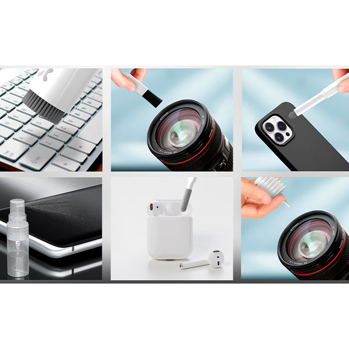 KIT DE LIMPIEZA XTECH 20 EN 1 MULTIFUNCIONAL CLEANING KIT (XTA-910) - Vista 4