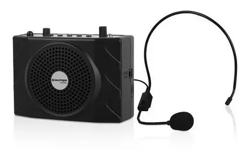 MEGAFONO - MAXTRON - TEACHER MX400BT - SISTEMA DE AUDIO PORTATIL CON ALTAVOZ, BLUETOOTH, MICROFONO INALAMBRICO, PARA PRESENTACIONES - MX400BT