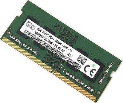 MEMORIA RAM - SK HYNIX - 4 GB DDR4 MT/S SODIMM PHMA851S6JJR6N-VK