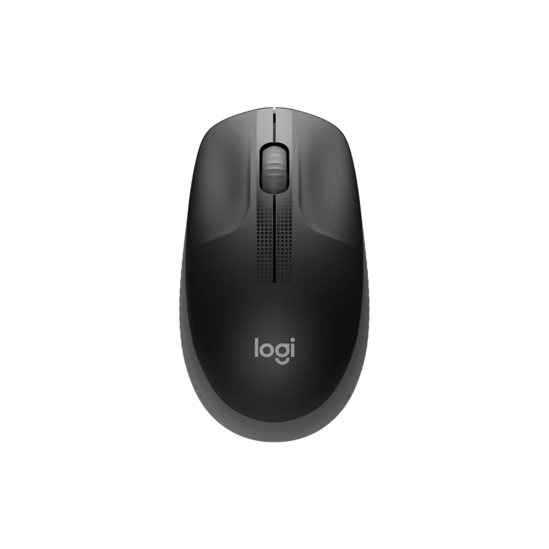MOUSE INALAMBRICO - LOGITECH - M190 - MOUSE INALAMBRICO FULL SIZE, 1000 DPI, 2.4GHZ, RECEPTOR USB, COLOR CARBON, BATERIA 18 MESES - 910-007162