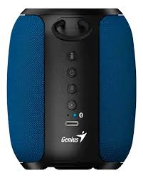PARLANTE BLUETOOTH - GENIUS - SP-915BT - BLUETOOTH 5.3, 5W, MICROFONO AI COPILOT, ILUMINACION RGB, 6 HORAS BATERIA, COLOR AZUL - SP-915BT