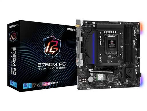 PLACA ASROCK B760M PG RIPTIDE WIFI M.ATX DDR5 LGA 1700 (PN:90-MXBN30-A0UAYAZ)