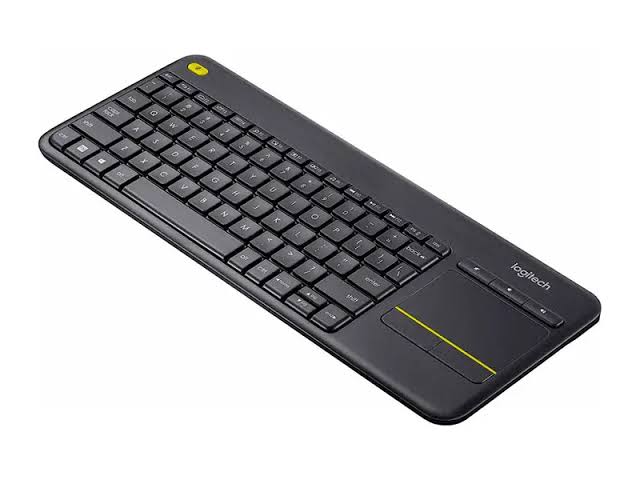 TECLADO MULTIMEDIA INALAMBRICO - LOGITECH - K400 PLUS - CON TOUCHPAD, CONEXION UNIFYING 2.4GHZ, RANGO 10M, COLOR NEGRO - 920-007100