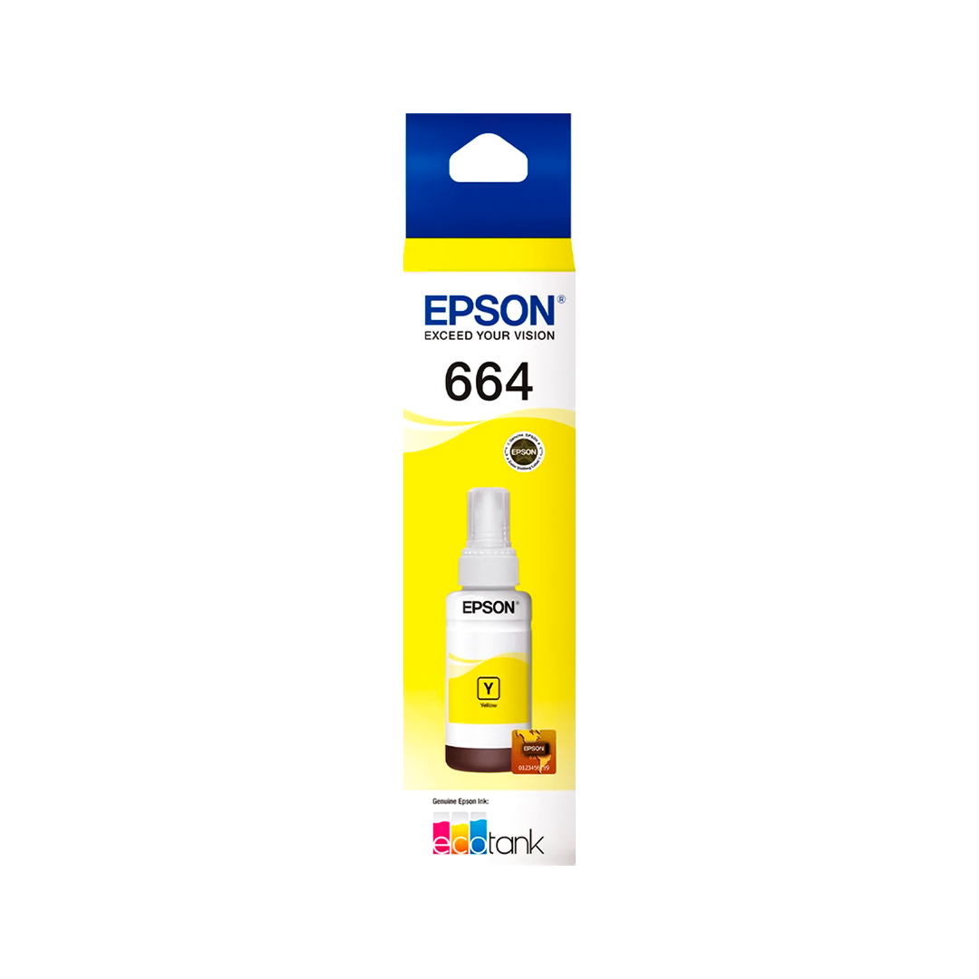 TINTA DE IMPRESION PARA EPSON 664 COLOR AMARILLO